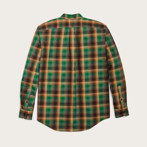 Lightweight alaskan guide shirt by Filson | Yellow / green / gra (Green)