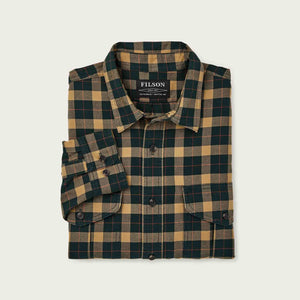 Lightweight alaskan guide shirt di Filson | Spruce bronze plaid (Green)