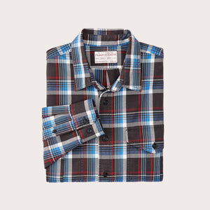 Lightweight alaskan guide shirt by Filson | Glacier blue plaid (Blue)