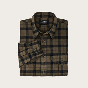Alaskan guide shirt by Filson | Otter green black plaid (Green)