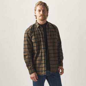 Alaskan guide shirt by Filson | Otter green black pl (Green)