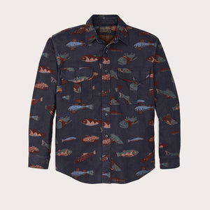 Alaskan guide shirt di Filson | Fish decoy navy (Blue)