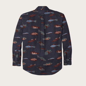 Alaskan guide shirt di Filson | Fish decoy navy (Blue)