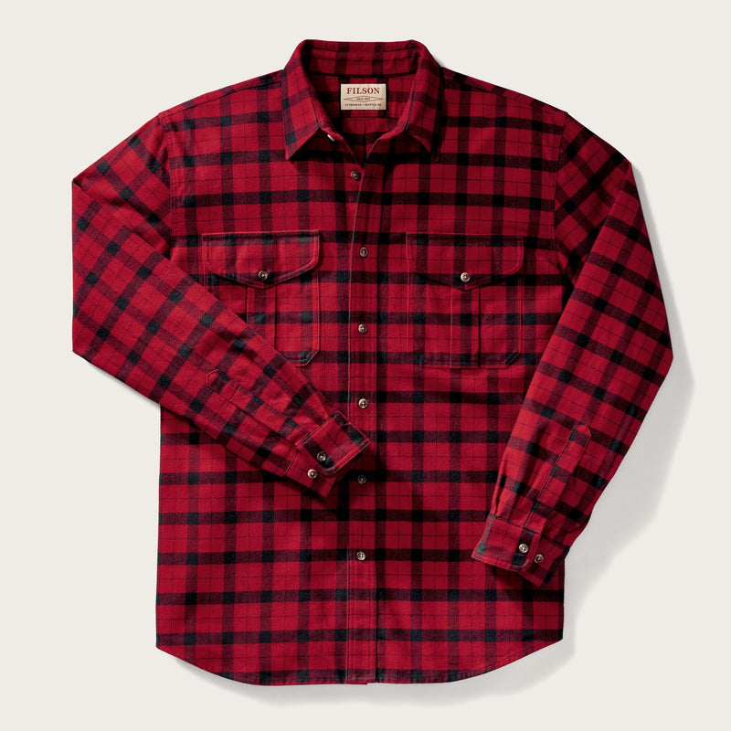 Alaskan guide shirt di Filson | Red black plaid (Red)