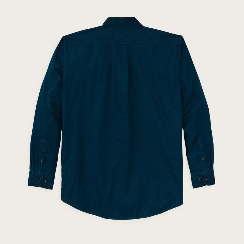 Washed feather cloth shirt di Filson | Blue mussel (Blue)