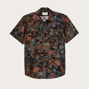 Filson's washed short sleeve feather cloth shirt von Filson | Northwest rainforest (Multicolor)