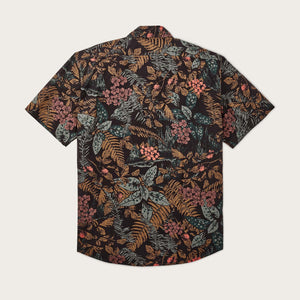 Filson's washed short sleeve feather cloth shirt by Filson | Northwest rainforest (Multicolor)