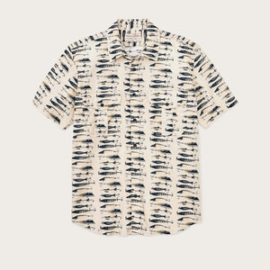 Filson's washed short sleeve feather cloth shirt von Filson | Lures natural (Beige)