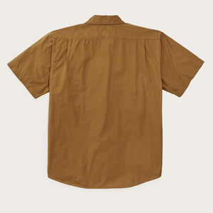 Washed ss feather cloth shirt von Filson | Gold ochre (Yellow)