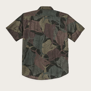 Washed ss feather cloth shirt by Filson | Sailfish / dark oliv (Green)