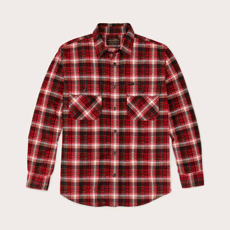 Field flannel shirt by Filson | Faded black / bronze (Red)