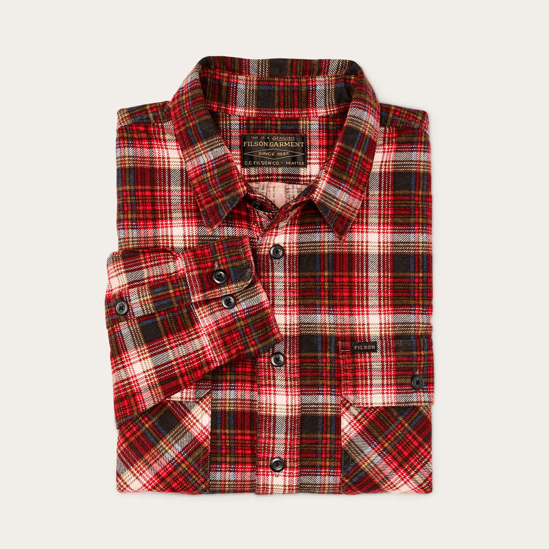 Field flannel shirt by Filson | Faded black / bronze (Red)