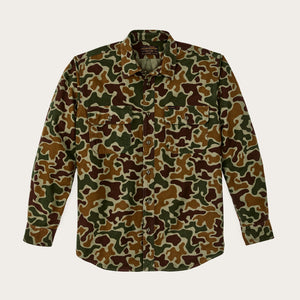 Field flannel shirt by Filson | Frog camo (Green)