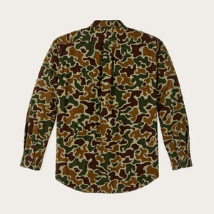 Field flannel shirt by Filson | Frog camo (Green)