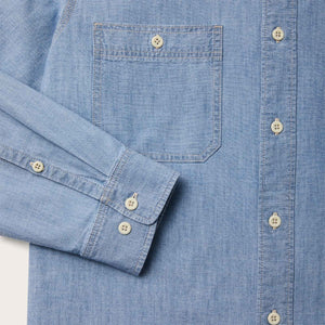 Chambray cpo shirt von Filson | Light indigo chambray (Blue)