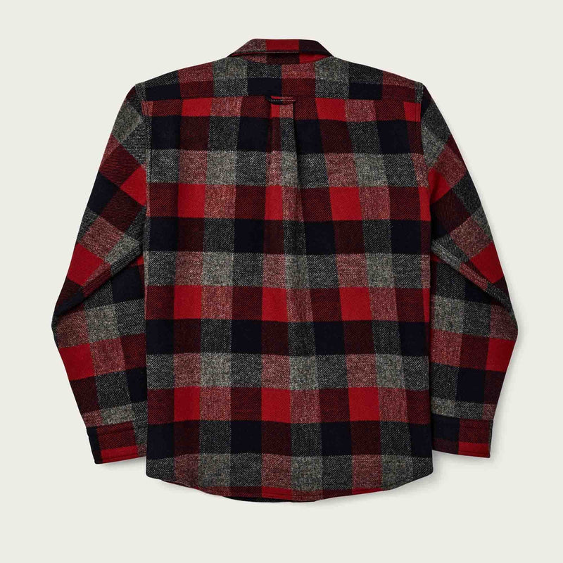 Northwest wool shirt di Filson | Red navy charcoal (Red)