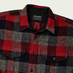 Northwest wool shirt di Filson | Red navy charcoal (Red)