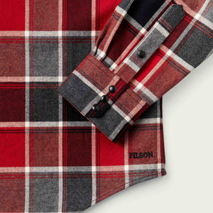 Western flannel shirt by Filson | Red / dark charcoal (Red)