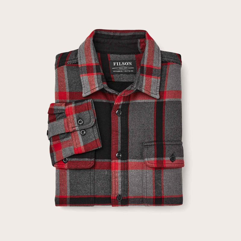 Vintage flannel work shirt by Filson | Black / charcoal hea (Grey)