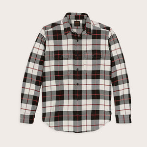 Vintage flannel work shirt by Filson | Natural / charcoal (Multicolour)