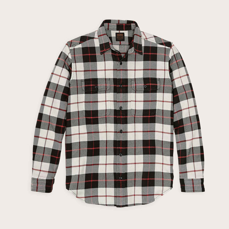 Vintage flannel work shirt by Filson | Natural / charcoal (Multicolour)