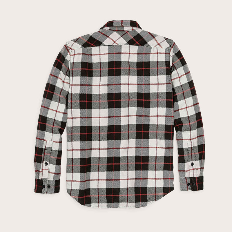 Vintage flannel work shirt by Filson | Natural / charcoal (Multicolour)
