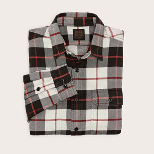 Vintage flannel work shirt by Filson | Natural / charcoal (Multicolour)