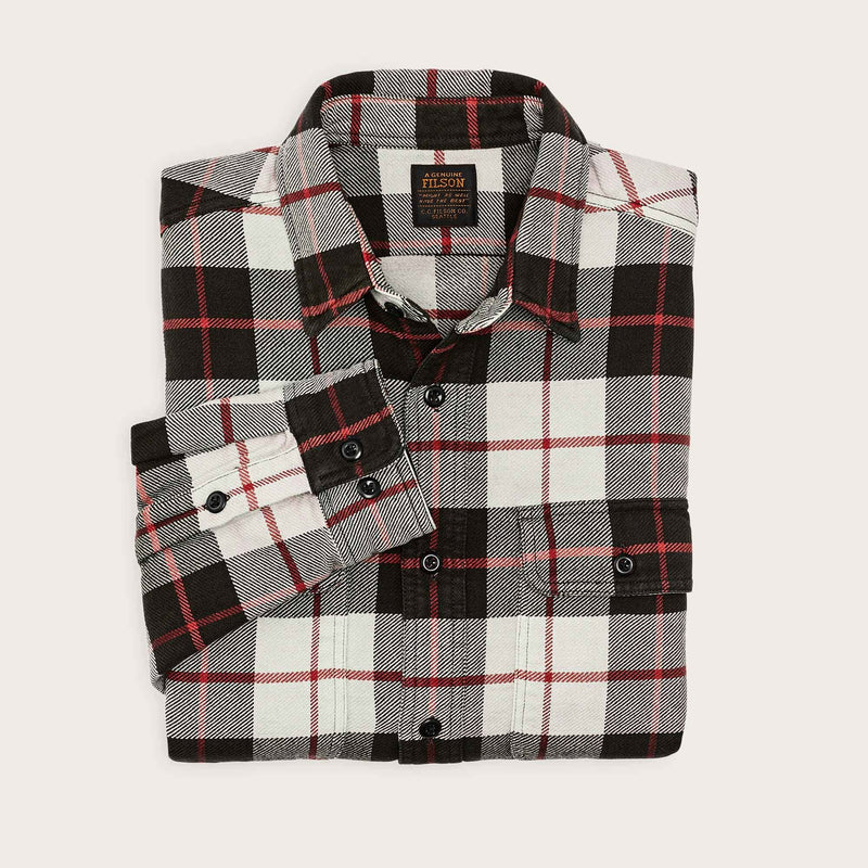 Vintage flannel work shirt by Filson | Natural / charcoal (Multicolour)