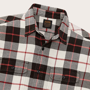 Vintage flannel work shirt by Filson | Natural / charcoal (Multicolour)