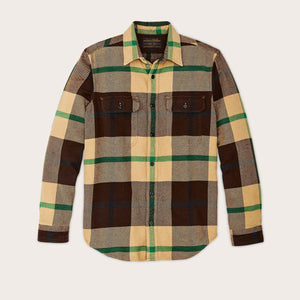Vintage flannel work shirt von Filson | Tan green coffee (Brown)