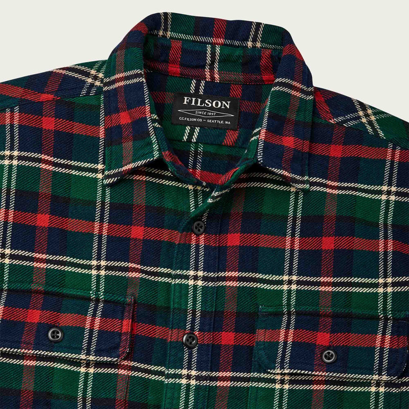 Vintage flannel work shirt by Filson | Treeline / navy plai (Blue)