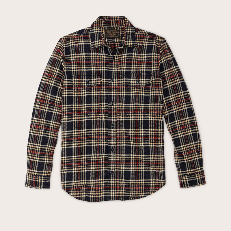 Vintage flannel work shirt by Filson | Navy ivory red (Multicolour)