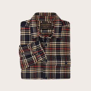 Vintage flannel work shirt by Filson | Navy ivory red (Multicolour)