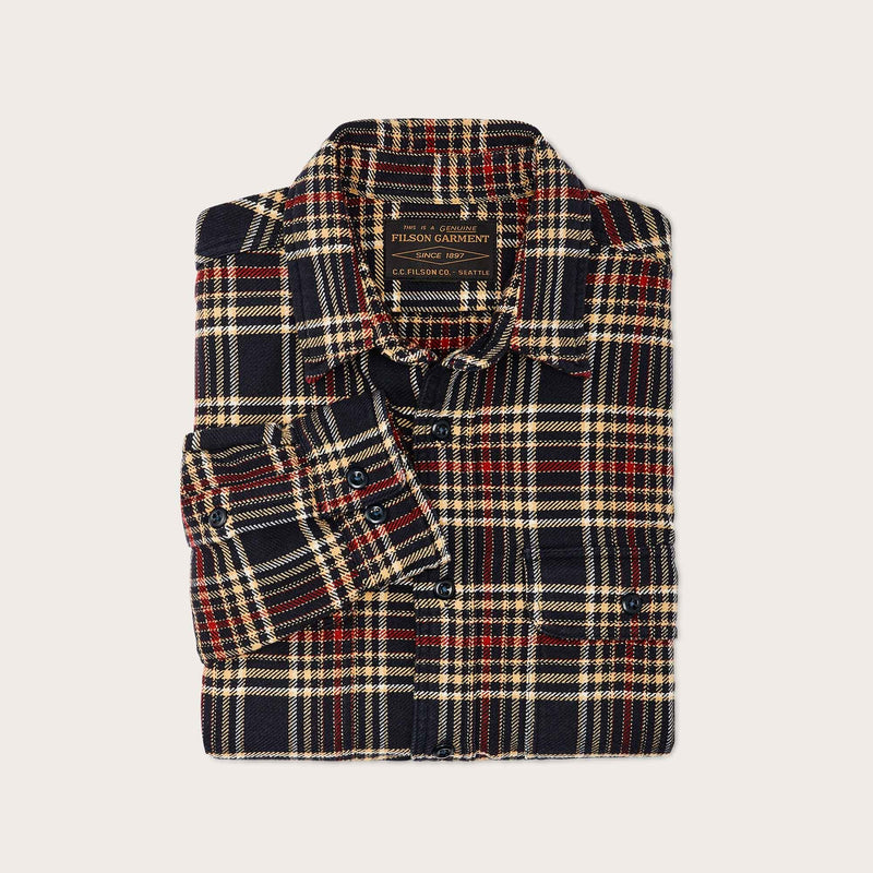 Vintage flannel work shirt by Filson | Navy ivory red (Multicolour)