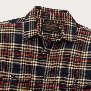 Vintage flannel work shirt by Filson | Navy ivory red (Multicolour)