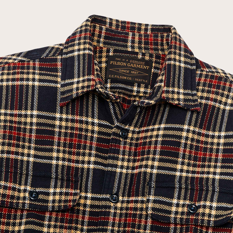 Vintage flannel work shirt by Filson | Navy ivory red (Multicolour)
