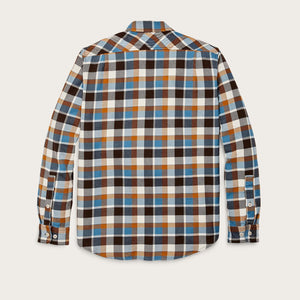 Vintage flannel work shirt von Filson | Brown / cream / ochr (Multicolor)