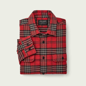 Vintage flannel work shirt by Filson | Beacon red/quarry st (Red)