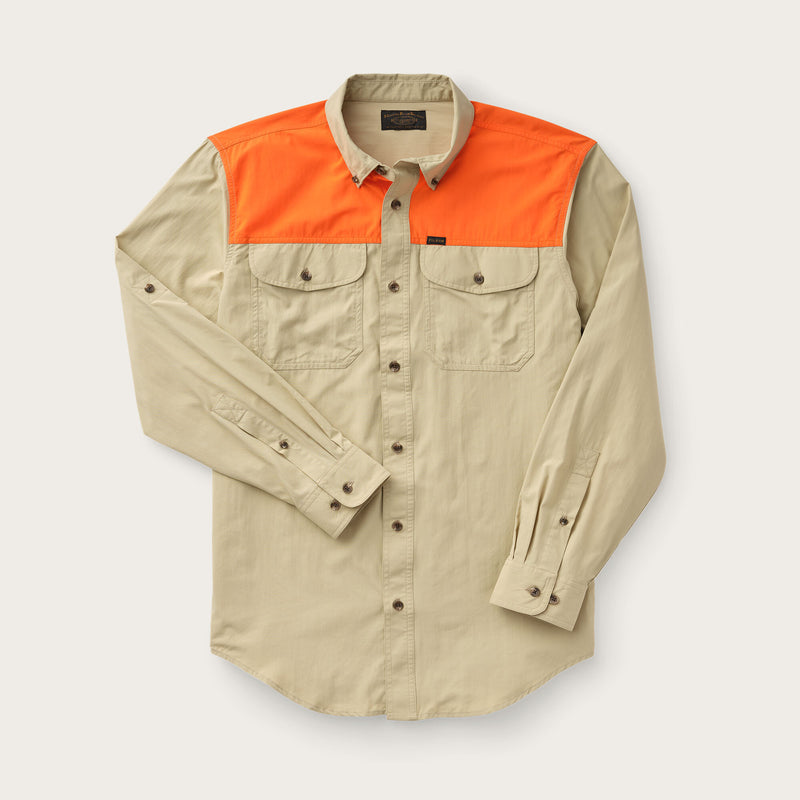 Sportman's shirt by Filson | Twill / blaze orange (Beige)