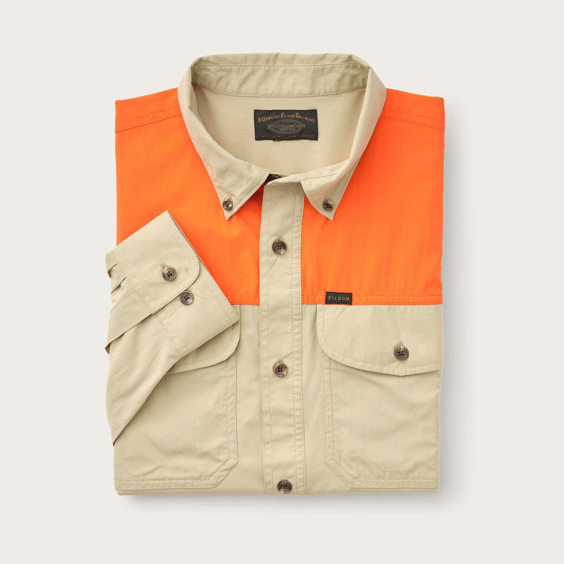 Sportman's shirt by Filson | Twill / blaze orange (Beige)