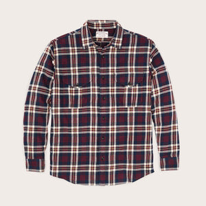 Lt wt alaskan guide shirt by Filson | Navy red white plaid (Multicolor)
