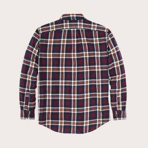 Lt wt alaskan guide shirt by Filson | Navy red white plaid (Multicolor)