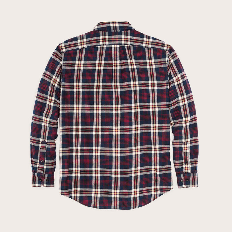 Lt wt alaskan guide shirt by Filson | Navy red white plaid (Multicolor)