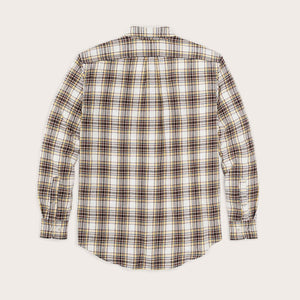 Lt wt alaskan guide shirt di Filson | Tabacco white (Brown)