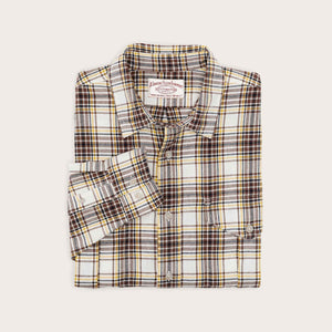 Lt wt alaskan guide shirt di Filson | Tabacco white (Brown)