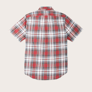 S/s lt wt alaskan guide shirt by Filson | Red storm blue (Multicolor)