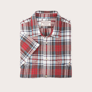 S/s lt wt alaskan guide shirt by Filson | Red storm blue (Multicolor)