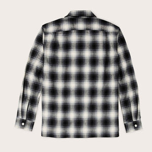 Elk heights camp shirt by Filson | Black / gray shadow plaid (Black)