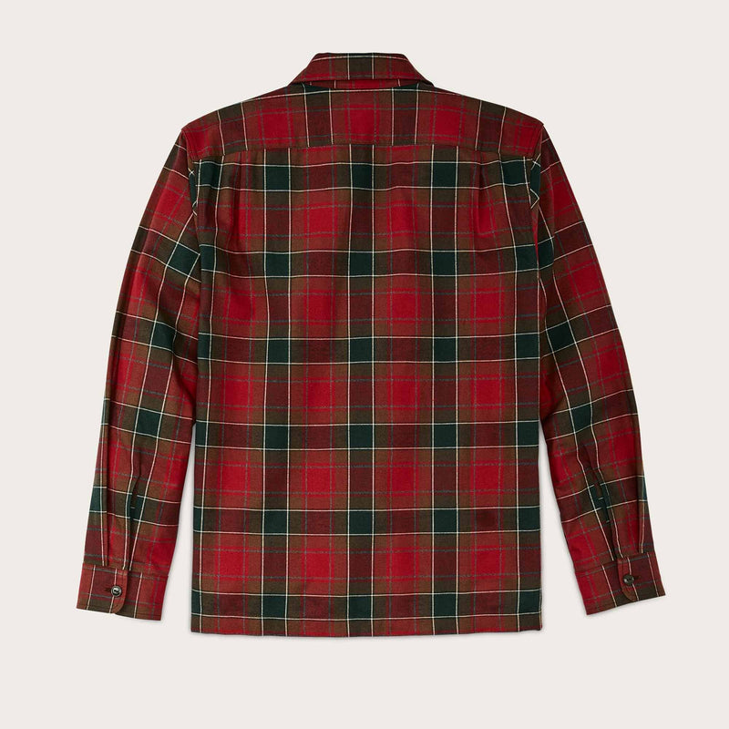 Elk heights camp shirt di Filson | Sycamore green / red plaid (Red)