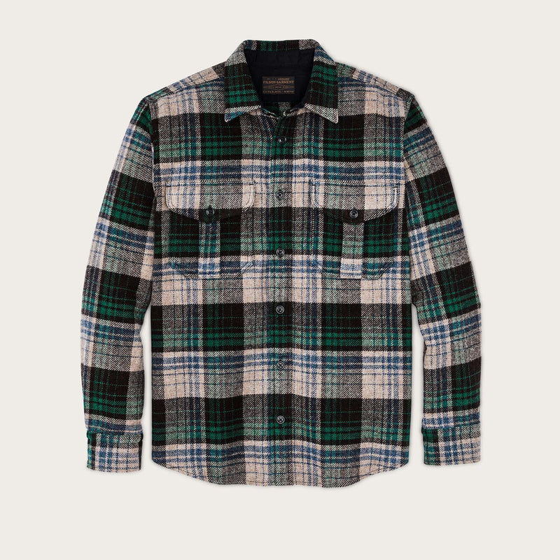 Northwest wool shirt by Filson | Check brown / spruce (Multicolor)